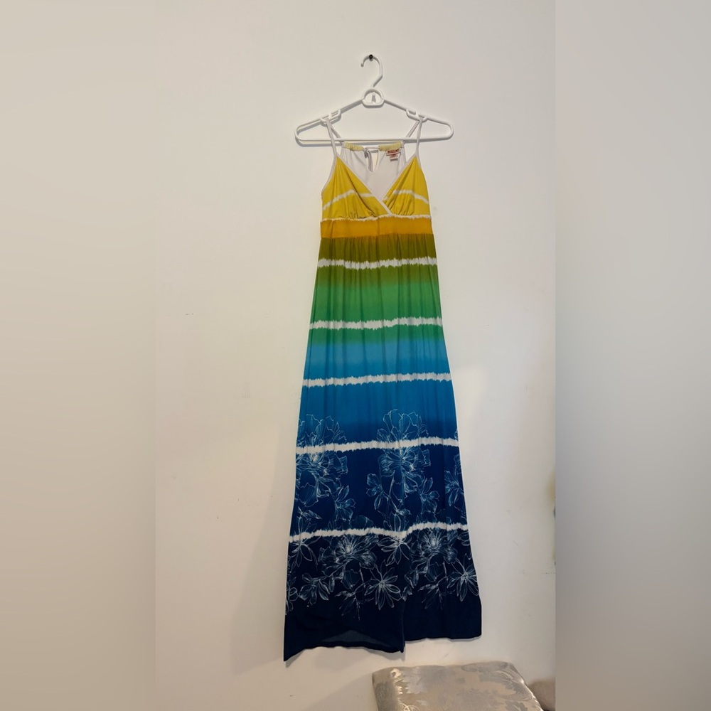 Mossimo Supply Co. Yellow and White summer dress